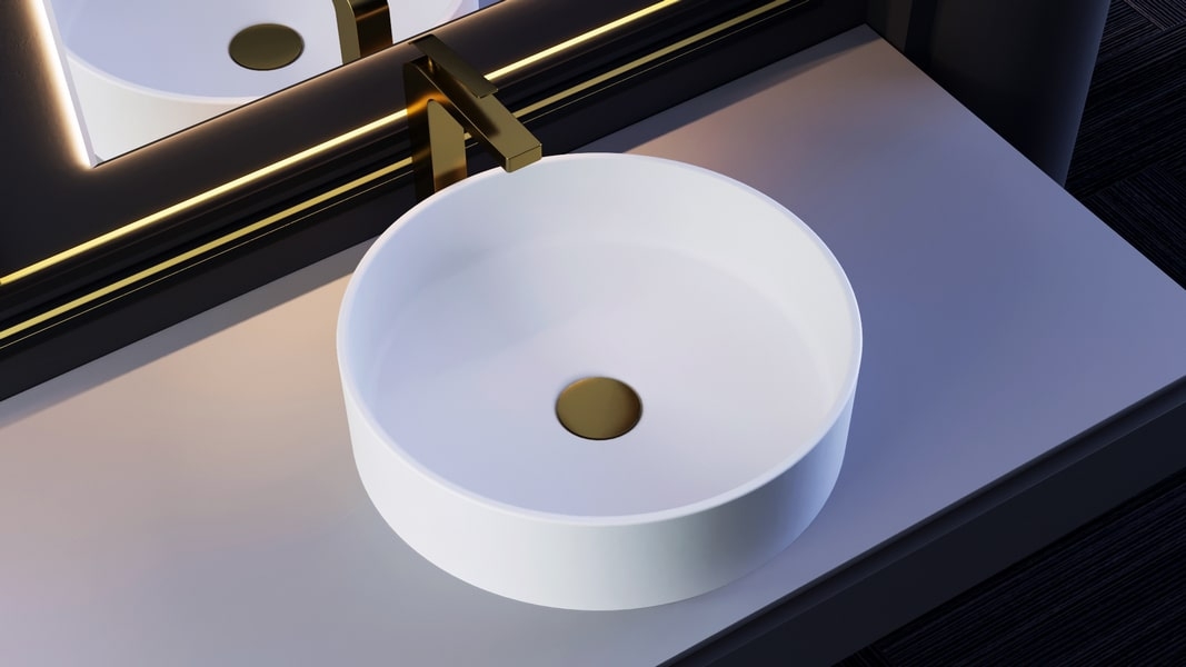 Раковина Salini Armonia 202 S-Sense 450*450 мм (белый)