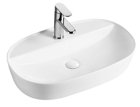 Раковина накладная Azario AZ-2203 610*400 мм (белый)