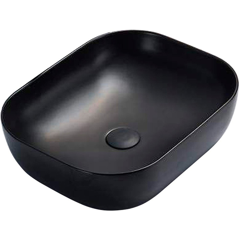 Раковина CeramaLux 78104-1MB 505*405 мм (черный матовый)