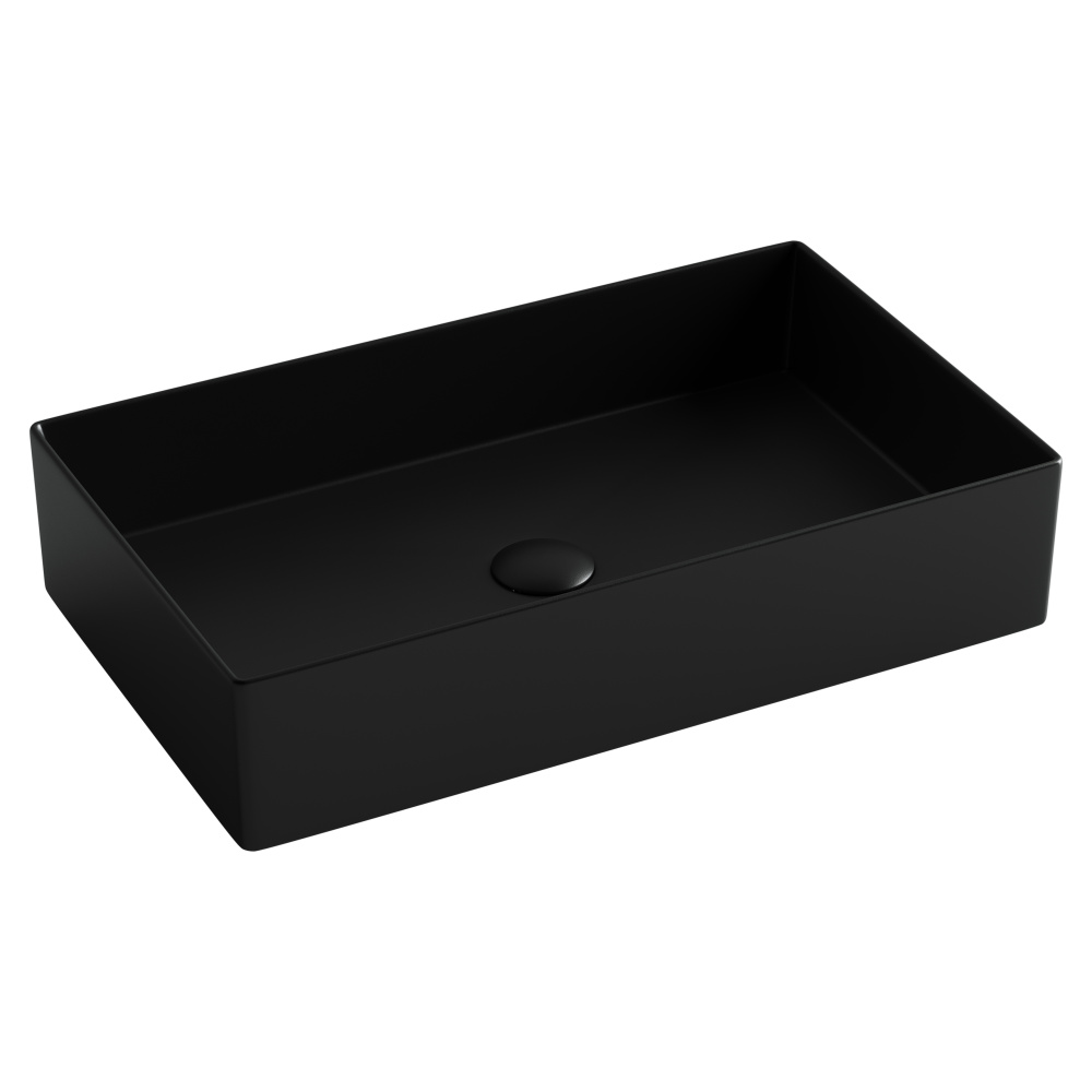 Раковина накладная Ceramica Nova Element CN6070MB 361*601 мм (чёрный матовый)