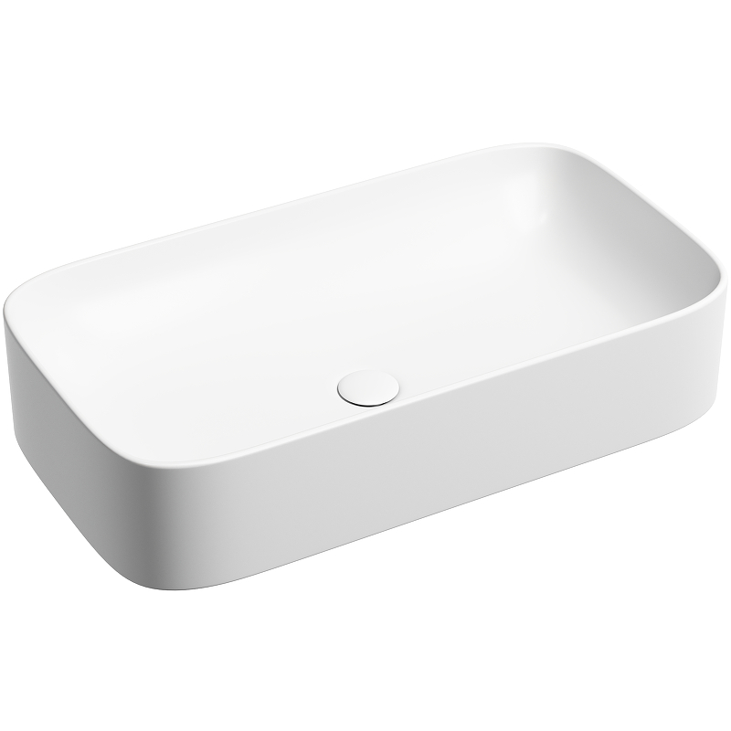 Раковина накладная Ceramica Nova Element CN6054MW 705*380 мм (белый матовый)