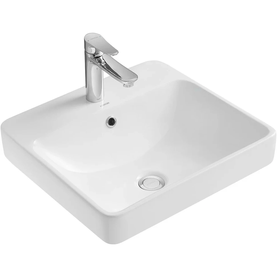 Раковина накладная Arrow AP4113SX 495*457 мм (белый)