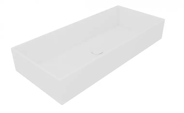 Раковина накладная GSG Box BXLA80000 800*355 мм (белый)