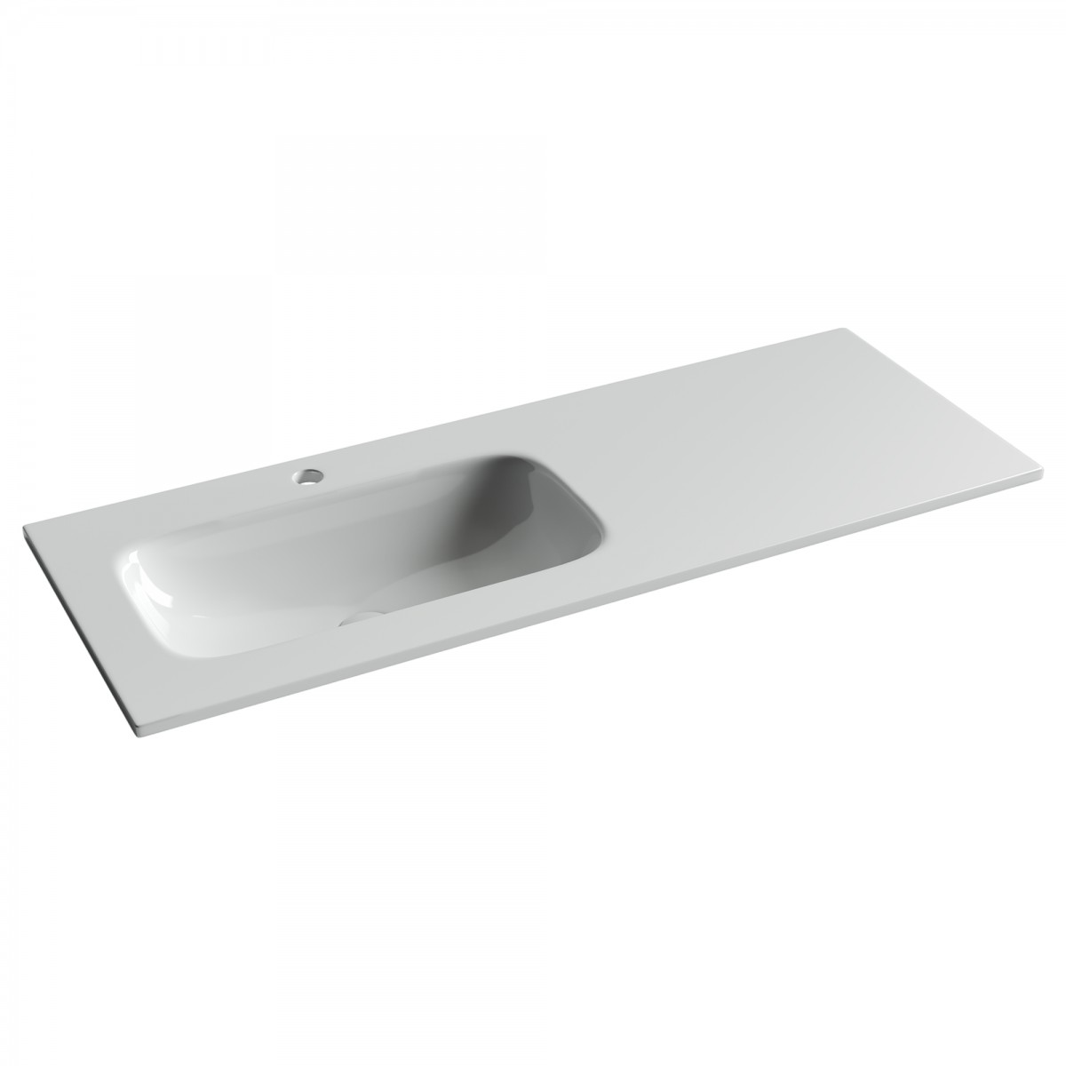 Раковина накладная Ceramica Nova Grace CN7020 1210*457 мм (белый) L
