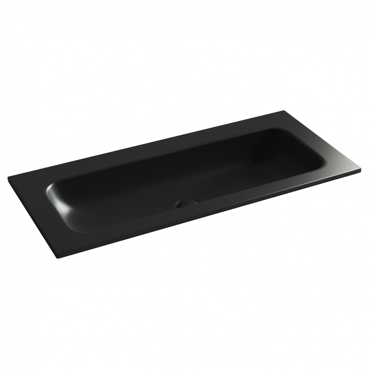 Раковина накладная Ceramica Nova Grace CN7013MBwx 1010*457 мм (чёрный матовый)