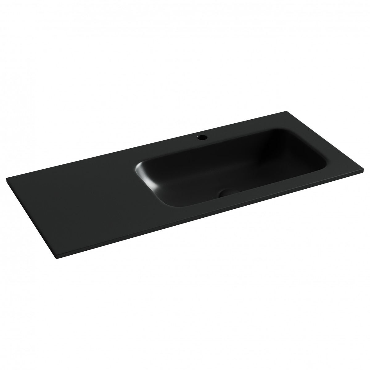 Раковина накладная Ceramica Nova Grace CN7015MB 1010*457 мм (чёрный матовый) R