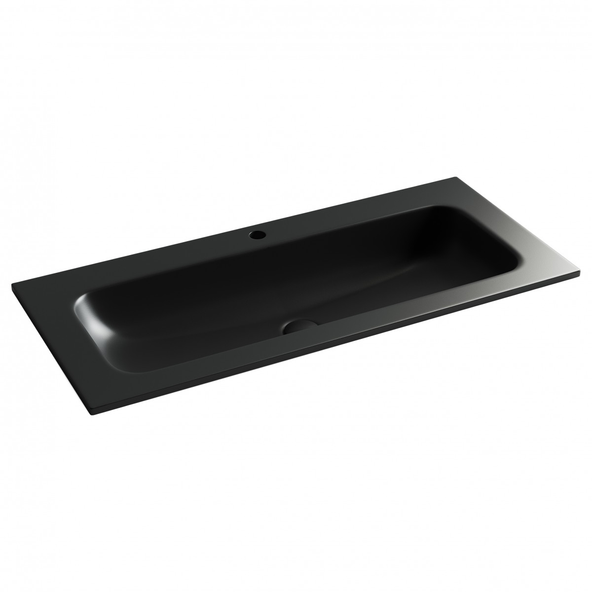 Раковина накладная Ceramica Nova Grace CN7013MB 1010*457 мм (чёрный матовый)