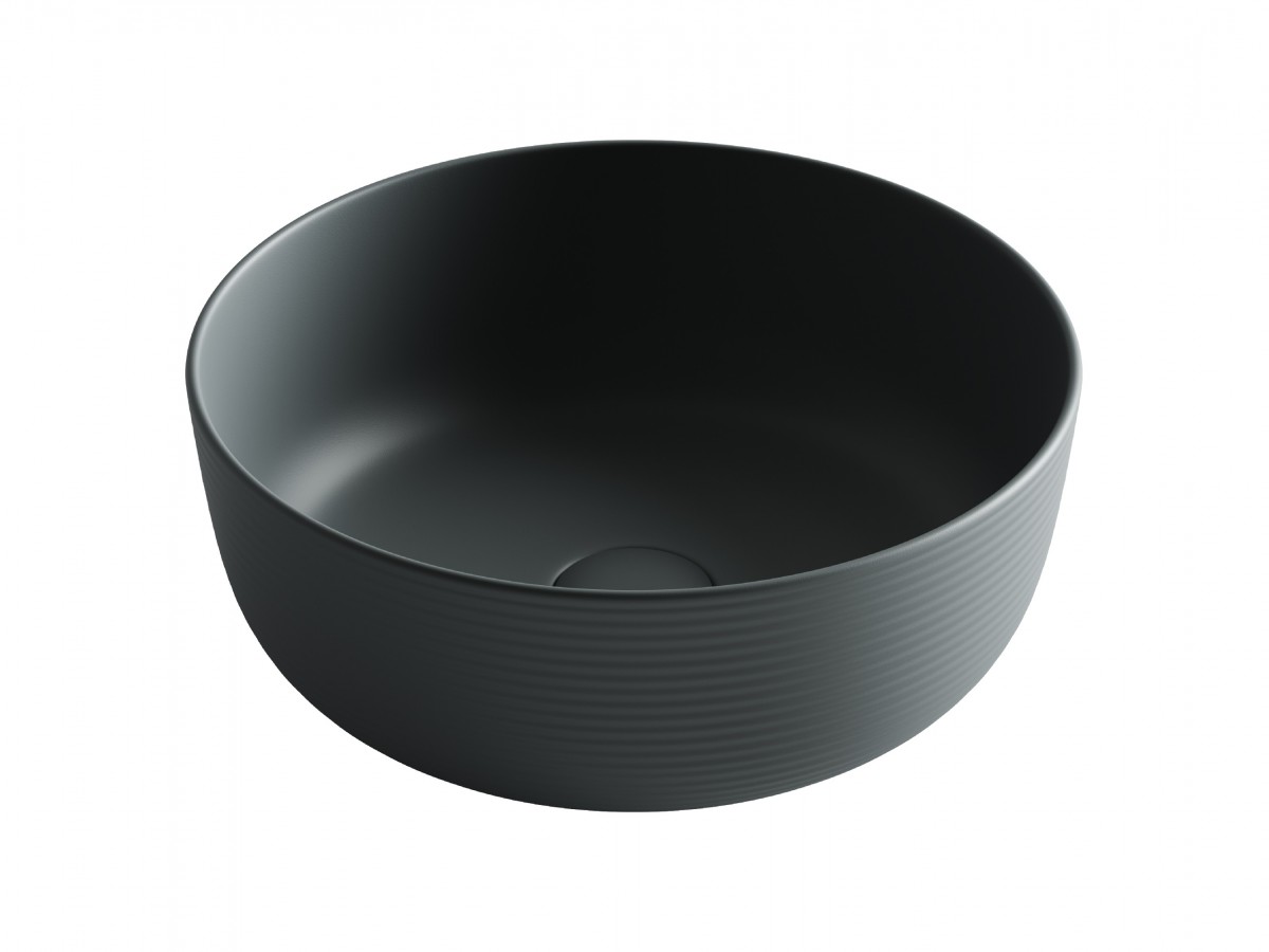 Раковина накладная Ceramica Nova Element CN6073MDH 356*356 мм (тёмный антрацит матовый)
