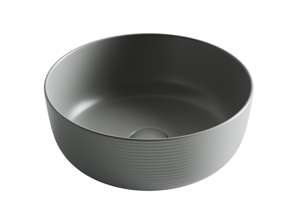 Раковина накладная Ceramica Nova Element CN6073MH 356*356 мм (антрацит матовый)