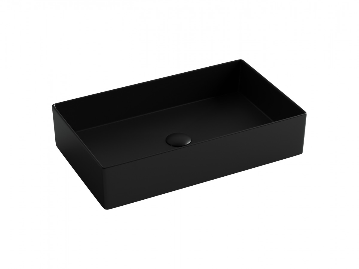 Раковина накладная Ceramica Nova Element CN6070MB 601*361 мм (чёрный матовый)