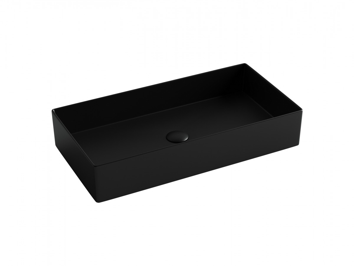 Раковина накладная Ceramica Nova Element CN6071MB 701*361 мм (чёрный матовый)