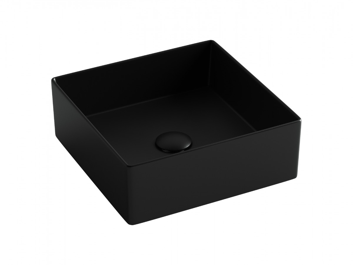 Раковина накладная Ceramica Nova Element CN6068MB 361*361 мм (чёрный матовый)