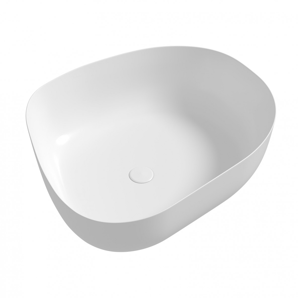 Раковина накладная Abber Bequem AC2124 565*455 мм (белый)