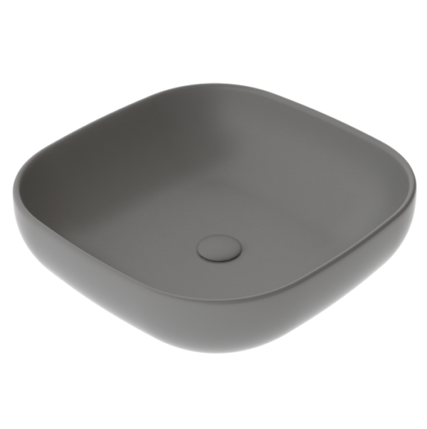 Раковина накладная GSG Easy EALAVQU45020 450*450 мм (цемент матовый)