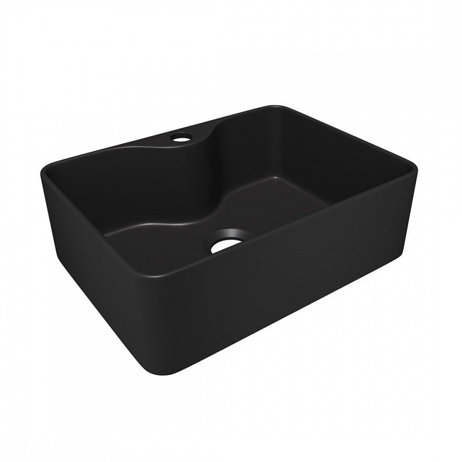 Раковина накладная Alpen Modern Mini ALP2450289 300*405 мм (чёрный матовый)