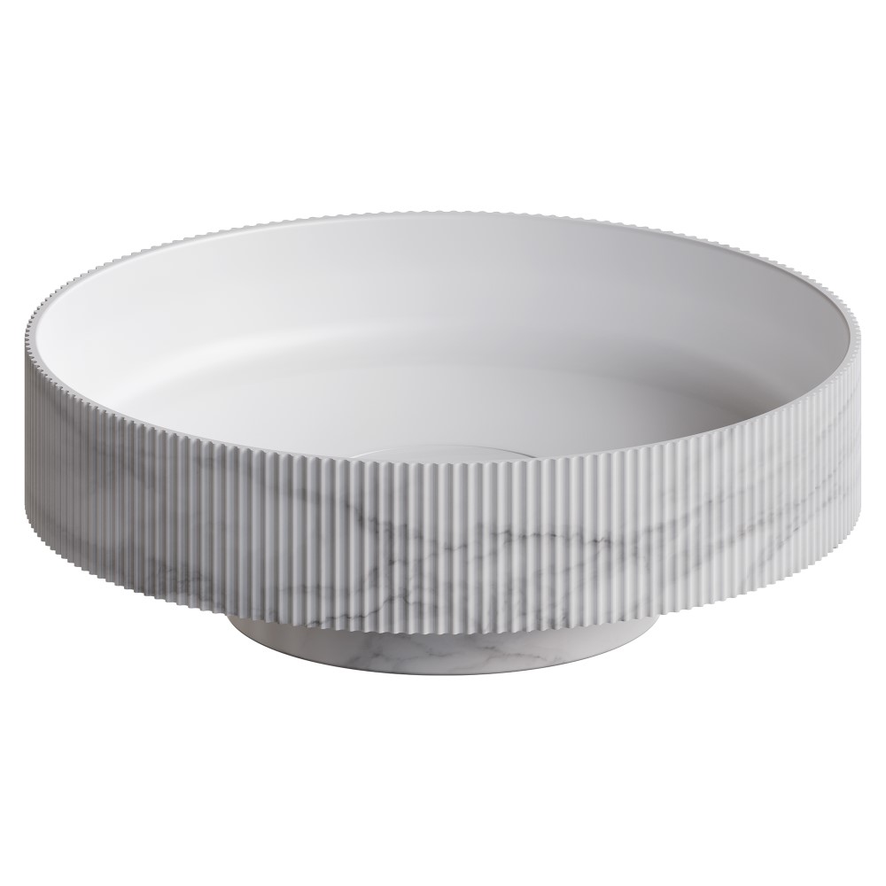 Раковина накладная Boheme Corian 801-R-CLCT 400*400 мм (калакатта)