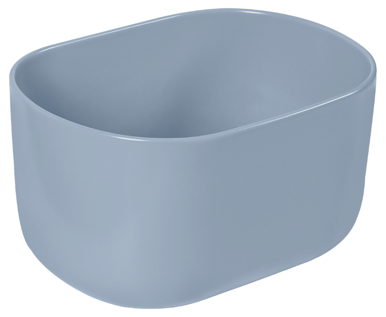 Раковина SantiLine SL-1113BM 455*350 мм (голубой матовый)