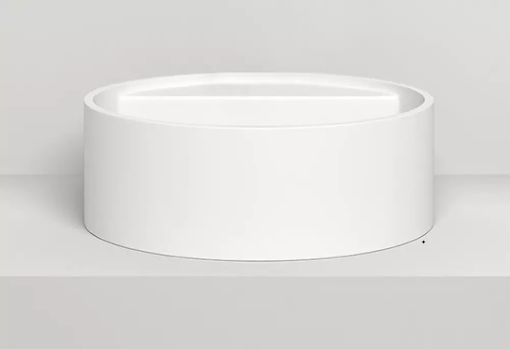 Раковина накладная Salini Armonia Top 02 130116G S-Sense 450*450 мм (белый)