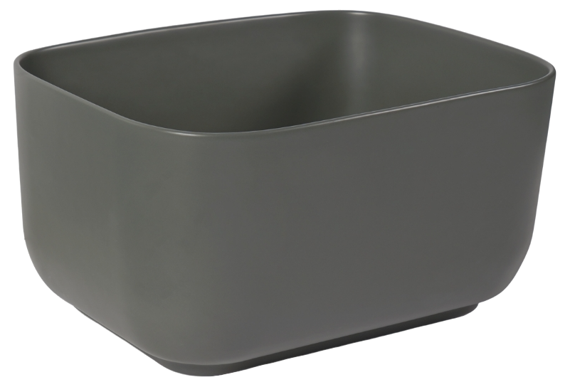 Раковина SantiLine SL-1112MG 465*375 мм (серый матовый)
