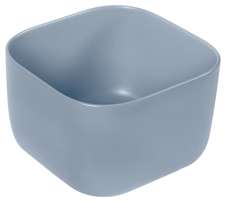 Раковина SantiLine SL-1111BM 365*365 мм (голубой матовый)