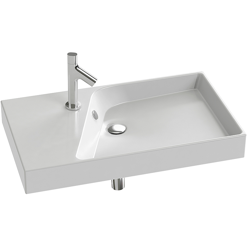 Раковина накладная Jacob Delafon Rythmik EXO112-Z-00 800*460 мм (белый) L