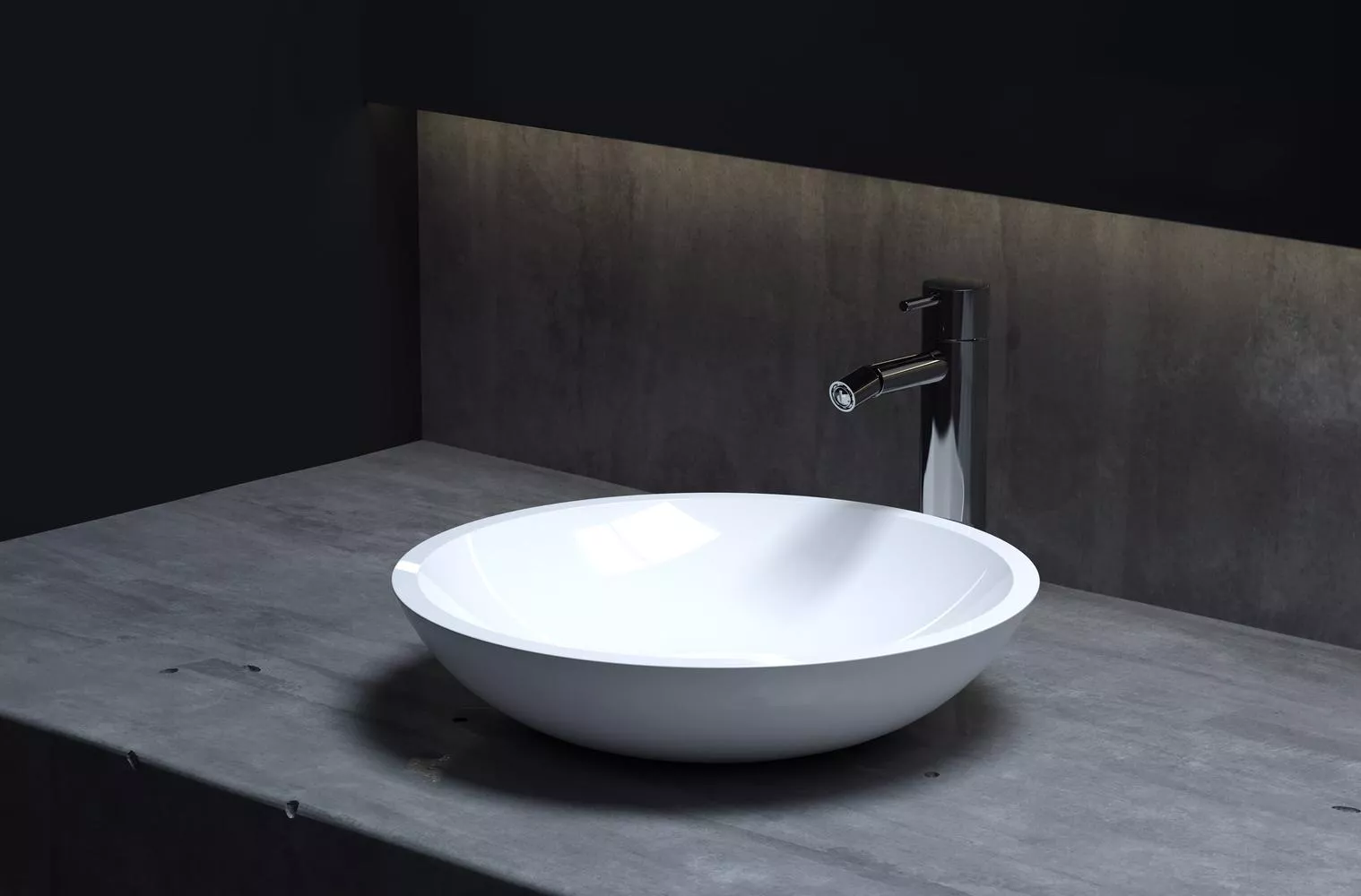 Раковина накладная Salini Callista 05 1101105G S-Sense 370*370 мм (белый)