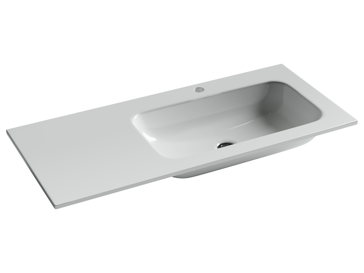 Раковина накладная Ceramica Nova Grace CN7015 1010*457 мм (белый) R