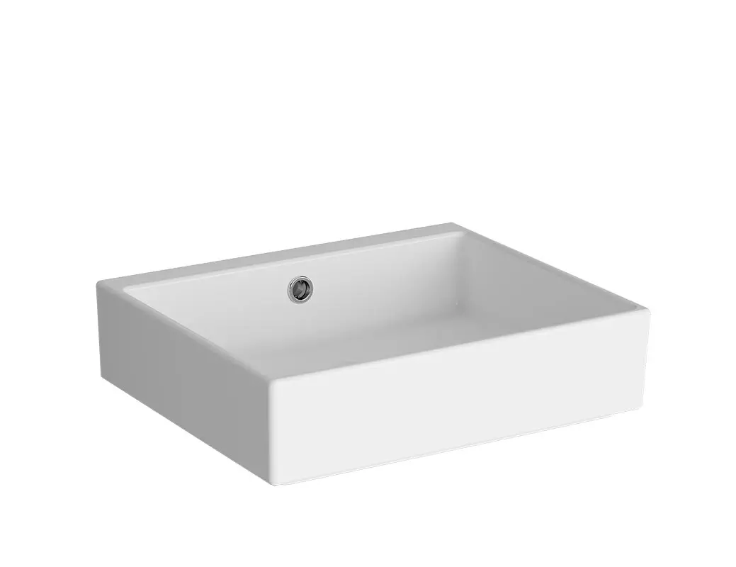 Раковина накладная VitrA Geo 7428B003-0001 545*430 мм (белый)