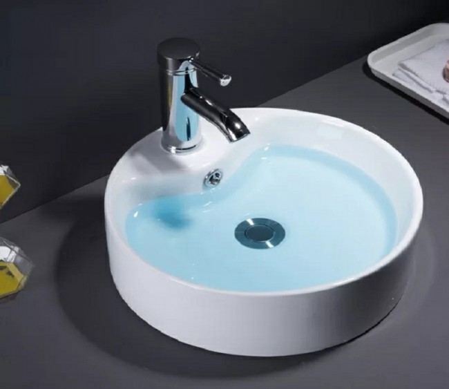 Раковина CeramaLux 7026B 410*410 мм (белый)