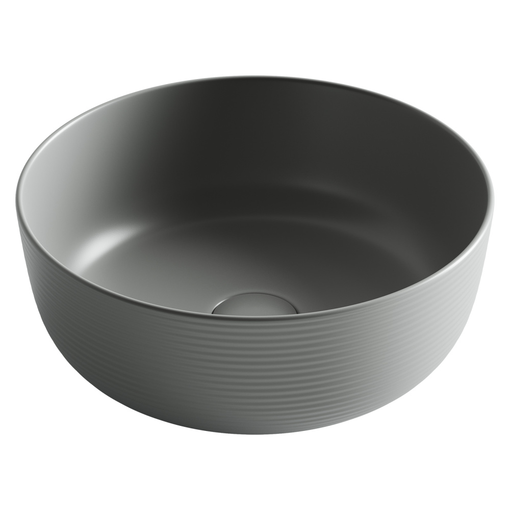 Раковина накладная Ceramica Nova Element CN6073MH 356*356 мм (антрацит матовый)