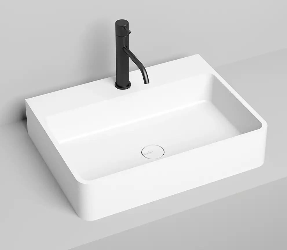Раковина накладная Salini Ottavia 1103101G S-Sense 600*445 мм (белый)