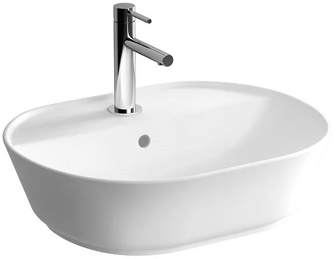 Раковина накладная VitrA Geo 7428B003-0001 545*430 мм (белый)