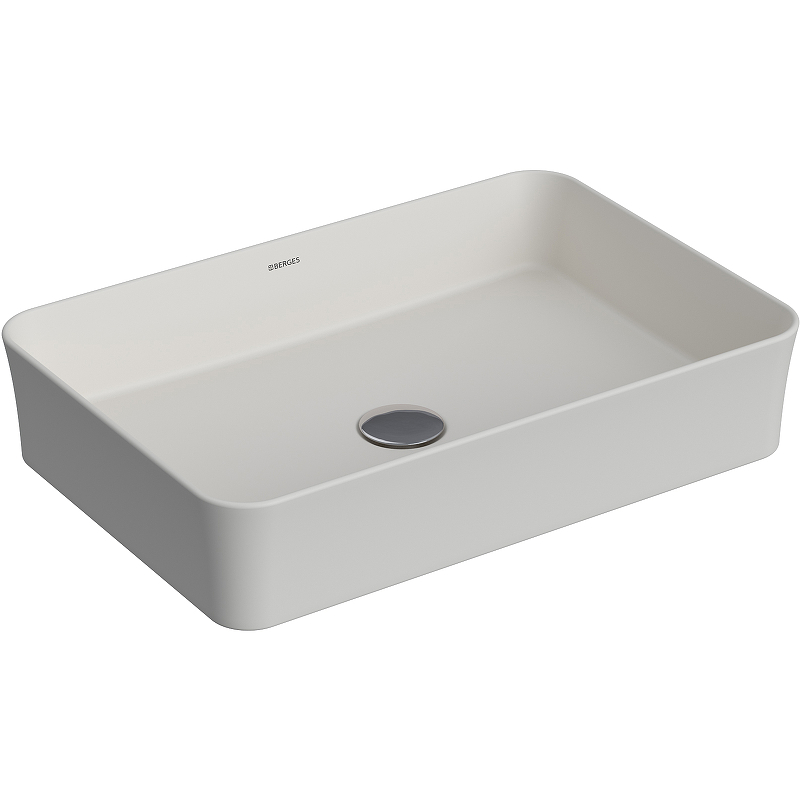 Раковина накладная Berges Ego SL 181209 545*370 мм (белый матовый)