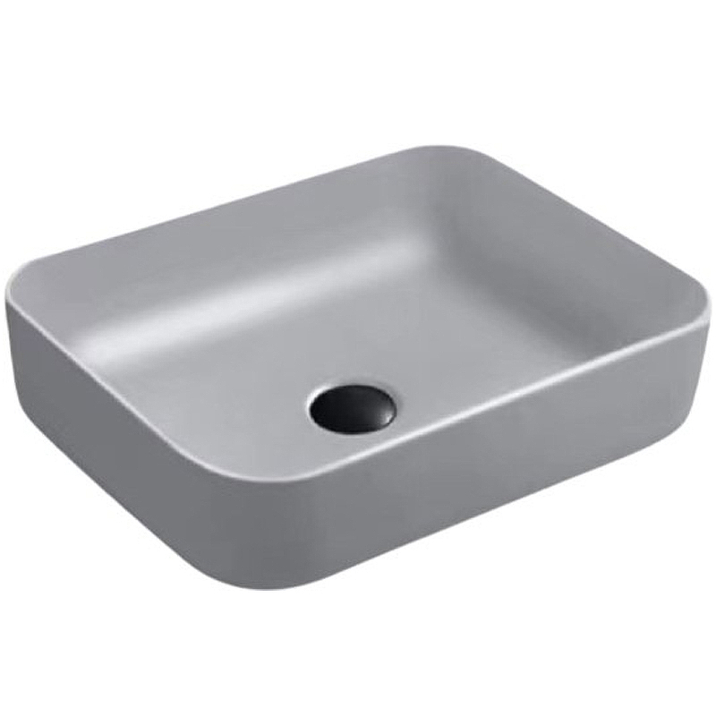 Раковина SantiLine SL-1105 500*400 мм (серый матовый)
