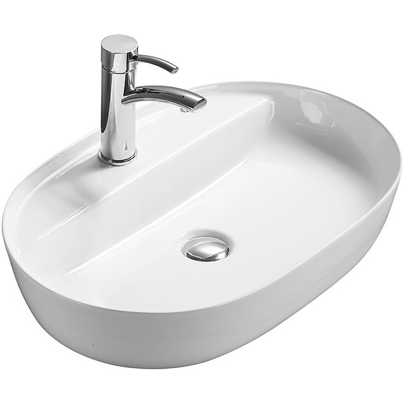 Раковина SantiLine SL-1082 600*380 мм (белый)