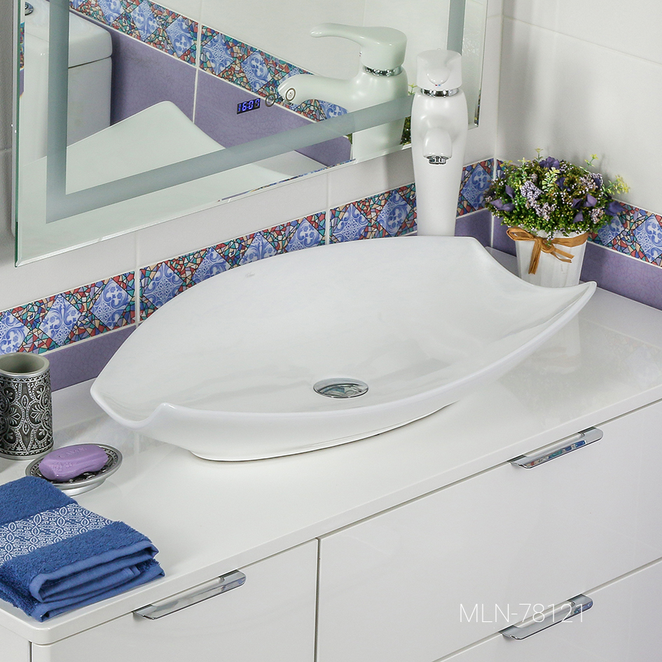 Раковина Melana MLN-78121-805 721*380 мм (белый)