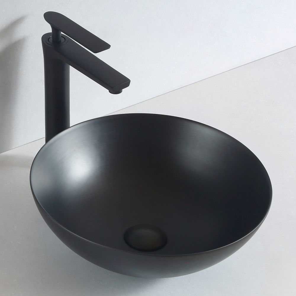 Раковина накладная Meer MR-3101MB 405*405 мм