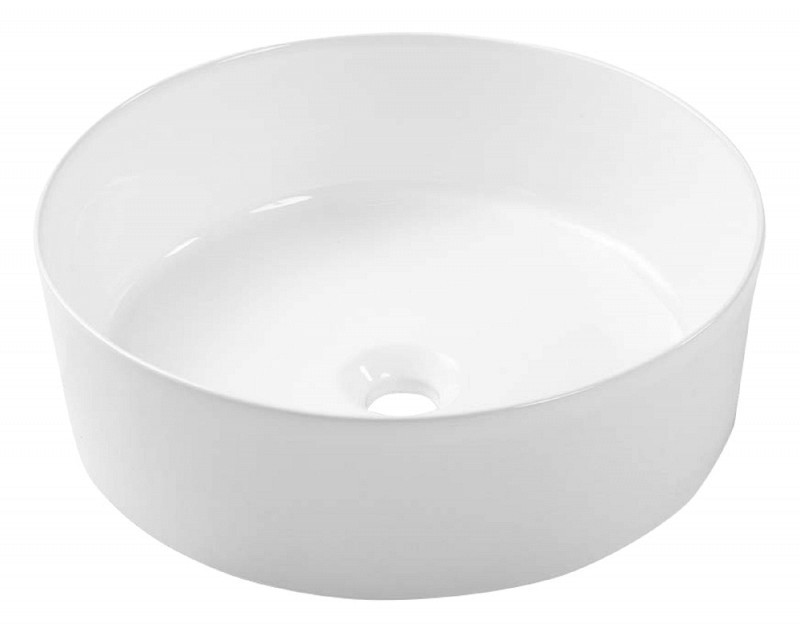 Раковина  Bravat Affability C22284W-ENG 420*420 мм (белый)