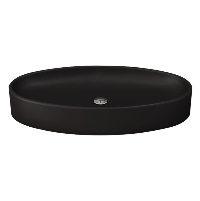 Раковина накладная Bocchi Vessel Lavabo 1014-004-0125 850*395 мм  (черный матовый)
