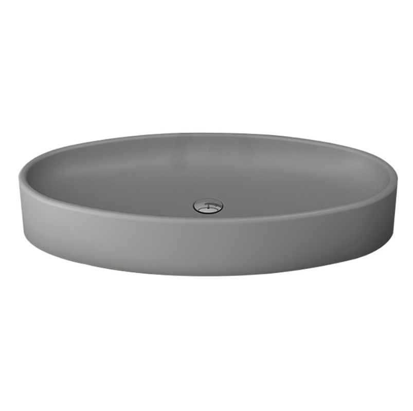 Раковина накладная Bocchi Vessel Lavabo 1014-006-0125 850*395 мм (серый матовый)