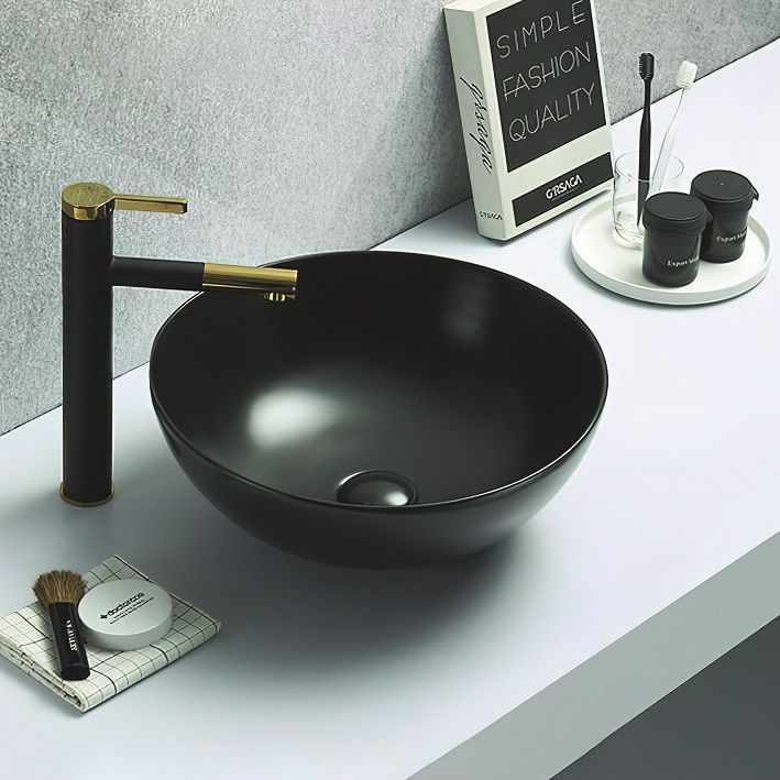 Раковина Art&Max AM-104-MB 415*415 мм (черный матовый)