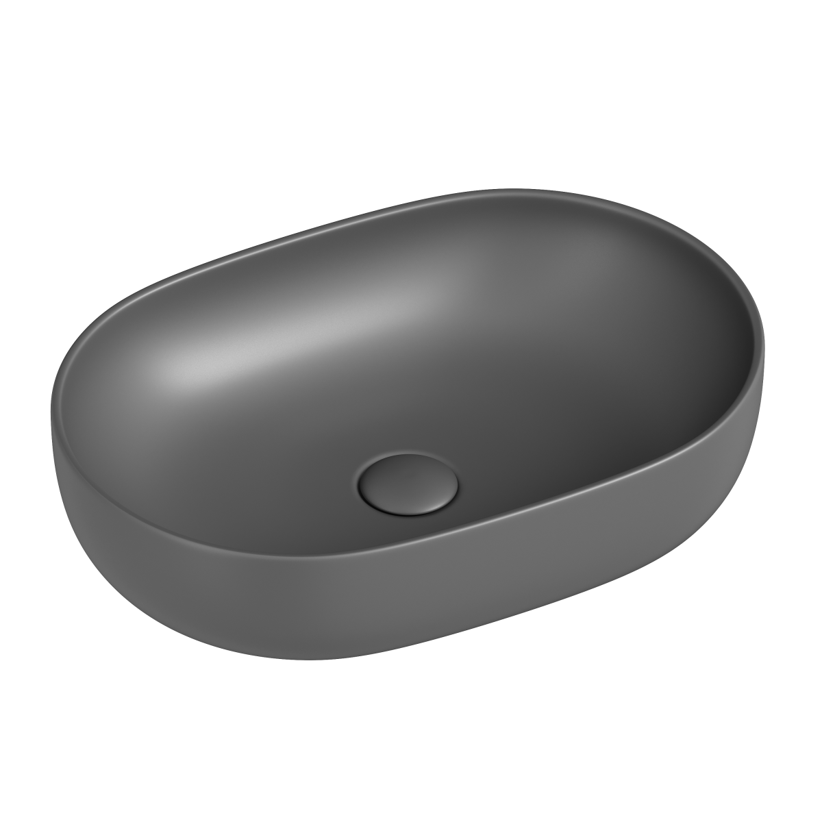 Раковина Ceramica Nova Element CN6047MH 600*415 мм (антрацит матовый)