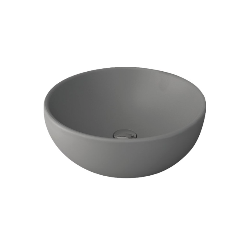 Раковина накладная Bocchi Roma 1119-006-0125 450*450 мм (серый матовый)