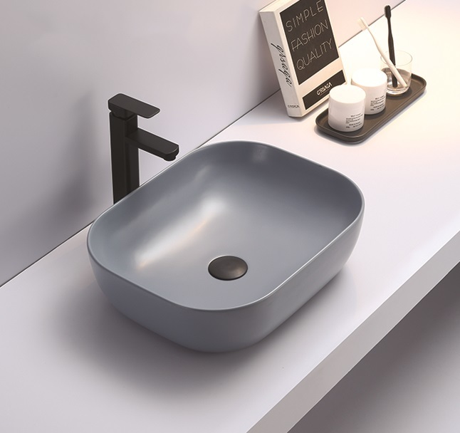 Раковина CeramaLux 78104MHL-4 505*405 мм (голубой)