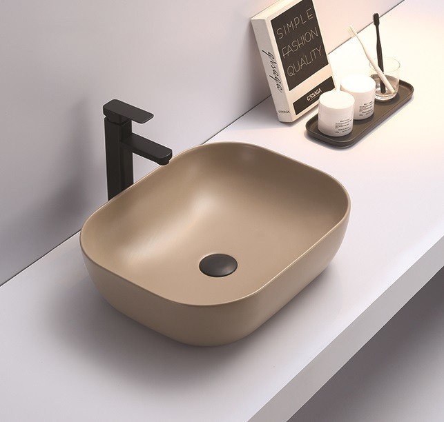 Раковина CeramaLux 78104MC-1 505*405 мм (капучино)