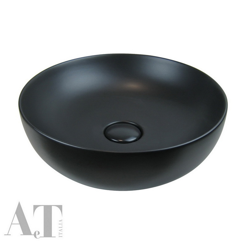 Раковина-чаша AeT Elite Round L615T0R0V0105 450*450 мм (черный матовый)