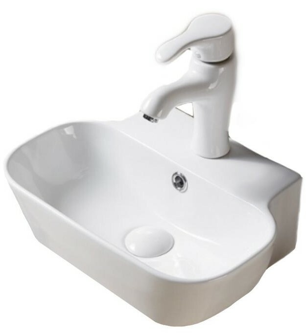 Раковина SantiLine SL-2002 445*350 мм (белый)