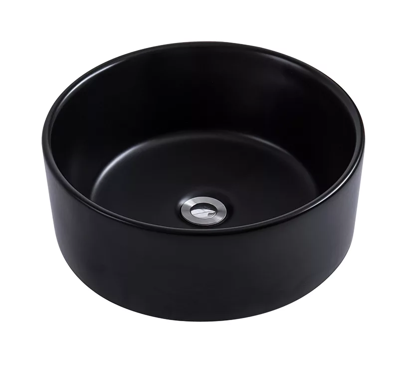 Раковина накладная Gid 53368 Bm9011 400*400 мм (чёрный матовый)