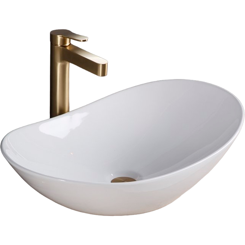 Раковина накладная BelBagno BB1404 605*360 мм (белый)