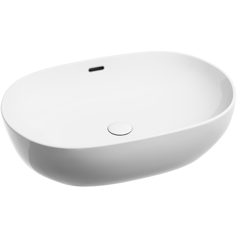 Раковина накладная Ceramica Nova Element CN6064 610*420 мм (белый)